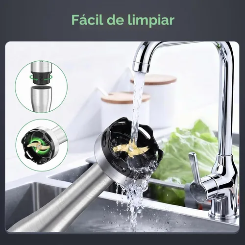 Vista 8 de FRESKO Mezcladores de inmersión de mano, disparador de velocidad variable Plateado negro