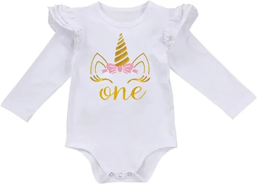 Vista 2 de Disfraz de unicornio arcoíris para bebé, disfraz de primer cumpleaños, disfraz de princesa con tutú hecho a mano con diadema