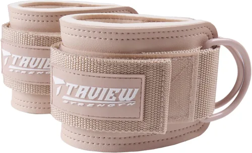 Vista 3 de TAVIEW Ankle Straps Cable Machine Attachment for Gym - Cable Kickback Ankle Straps - Padded Ankle Cuffs for Glute Kickbacks and Leg Workouts