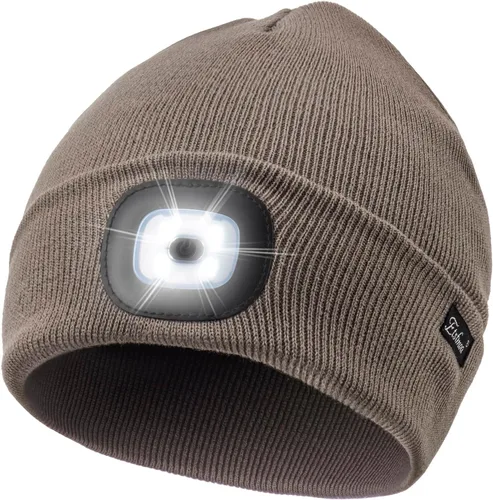 Vista 51 de Etsfmoa Gorro unisex con la luz, regalos para hombres, papá, padre, gorras recargables por USB