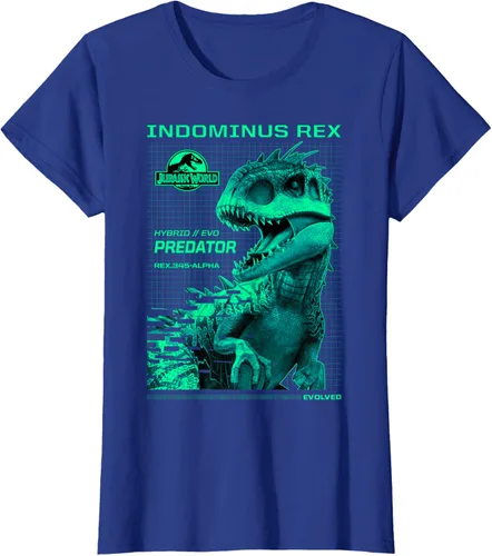 Vista 55 de Jurassic World Indominus Rex Hybrid Predator T-Shirt Small Negro