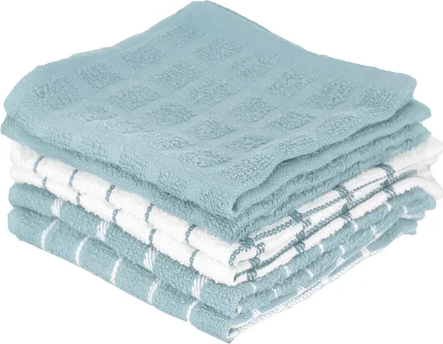 Vista 28 de Ritz Premium Toallas de Cocina de Felpa de Algodón 100% a Cuadros - Altamente Absorbentes, Súper Suaves, de Larga Duración, 25"x15", Paquete de 3