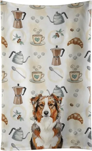 Vista 98 de Caroline's Treasures Afghan Hound - Toalla de cocina para barra de café, terciopelo frontal y lazo de algodón, lavable a máquina Sabueso afgano