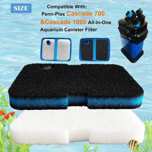 Vista 5 de 6 piezas de repuesto de almohadillas de filtro para cascada 700/1000