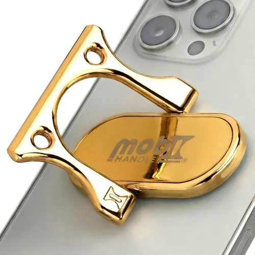 Vista 11 de Soporte de anillo para teléfono con mango de 3 dedos, cómodo y delgado, de metal duradero, ideal para soportes magnéticos de auto 4 en 1 Negro