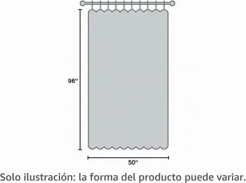 Vista 9 de Jinchan Cortinas de lino azul semitransparentes de 96 pulgadas de largo, 2 paneles para sala de estar con ojales, cortinas oscuras de lino