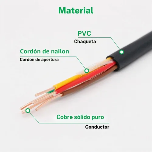 Vista 3 de FIRMERST 18/5 Alambre sólido para aspersores para sistema de hasta 4 válvulas, 30 pies