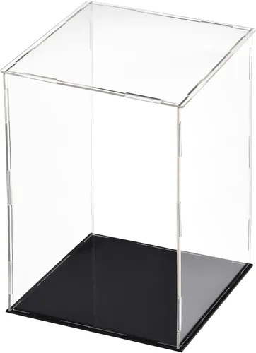 Vista 6 de DMiotech 1 caja de exhibición de acrílico transparente a prueba de polvo, 3.9 x 3.9 x 3.9 pulgadas para coleccionables