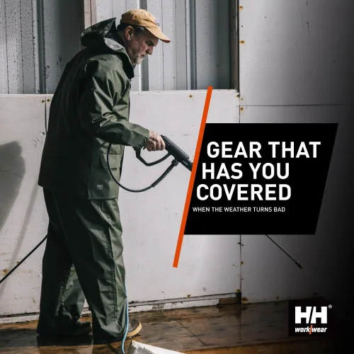 Vista 4 de Chamarra de lluvia Helly Hansen, para hombre