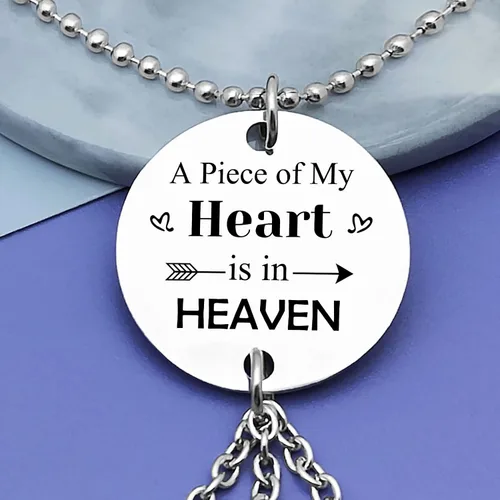 Vista 4 de Regalos conmemorativos para hermanos para mujeres y hombres, accesorios para colgar en el automóvil, regalo de condolencias, regalos conmemorativos