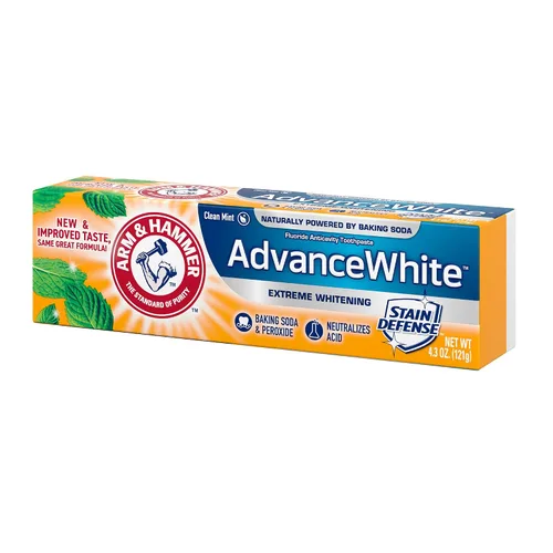 Vista 17 de ARM & HAMMER Advance White Extreme Whitening Pasta de dientes, 4.3 onzas (paquete de 6)