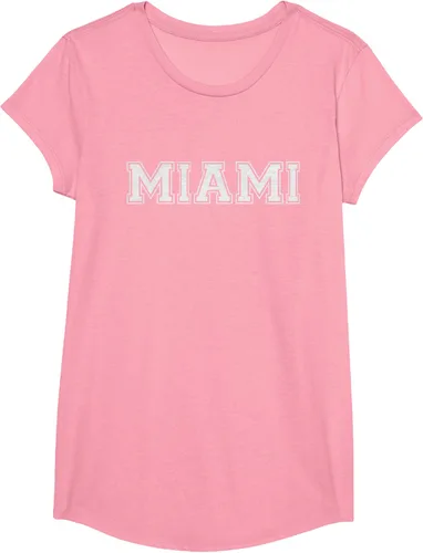 Vista 93 de Camiseta de regalo deportiva estilo universitario Miami Florida, Negro, S