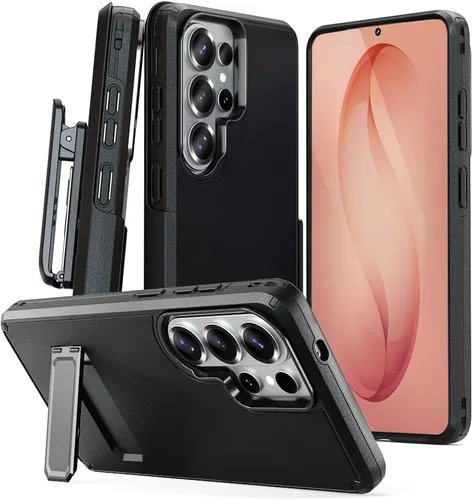 Vista 14 de MOTIVE - Funda para Samsung Galaxy S25 Plus con clip para cinturón y soporte, 6.7 pulgadas Case & Holster, MagSafe compatible, built-in Kickstand