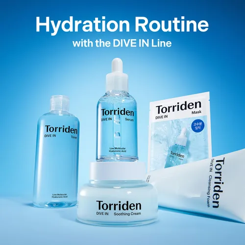 Vista 8 de Torriden Dive in Toner 300ml (10.14 fl. oz.) Agua Tonificante Facial Equilibrio de pH para Piel Seca Ácido Hialurónico, Pantenol, Alantoína