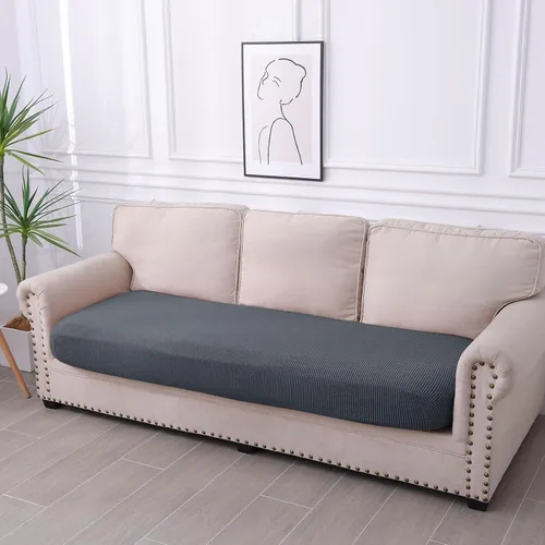 Vista 72 de hyha Fundas impermeables para sofá seccional, fundas de cojín Beige