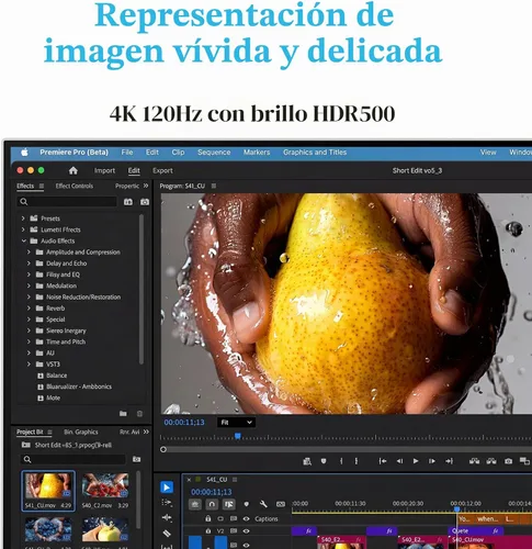 Vista 4 de INNOCN Monitor de 27" 4K 120Hz HDR500 USB-C 90W para MacBook/Mac mini