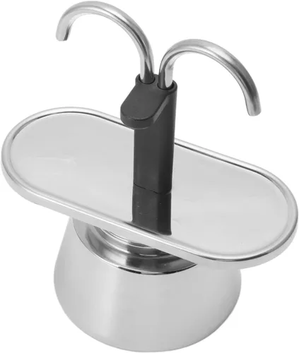 Vista 2 de 2 tazas 100ML olla doble acero inoxidable moca cafetera italiana DIY conducto cafetera