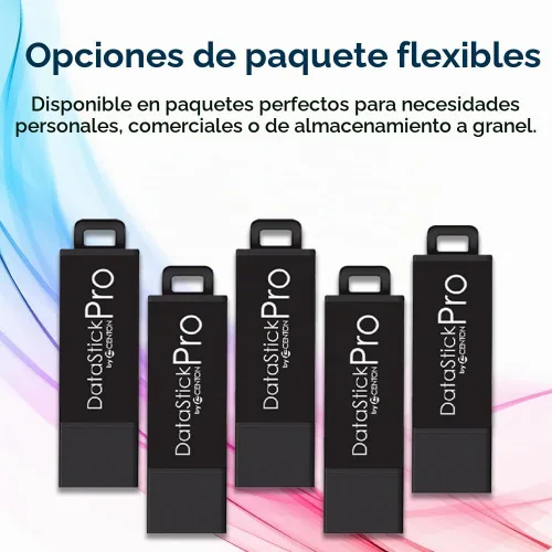 Vista 7 de Centon Electronics DataStick Pro - Unidad flash USB 3.2 Gen1, 128 GB, 5 unidades flash USB, paquete de 5 unidades, color negro