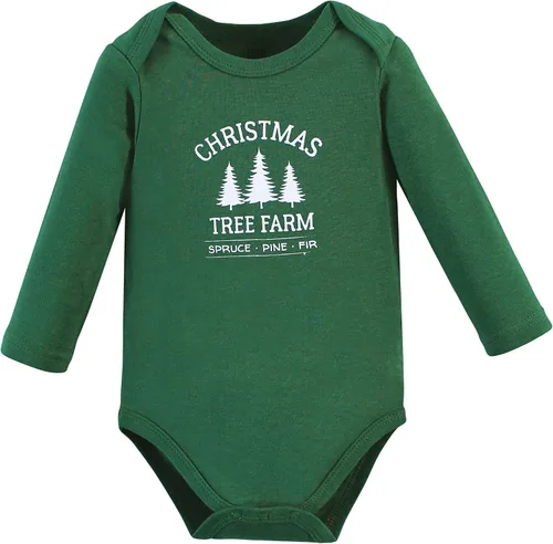 Vista 4 de Hudson Baby - Body de algodón de manga larga para bebé