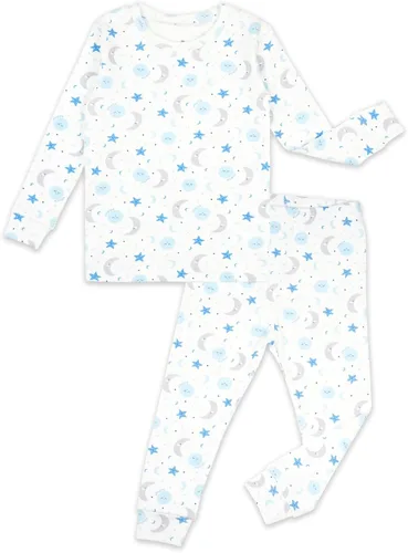 Vista 16 de moimoln Sibling Matching 6M-8Y Pijamas de algodón suave y cálido de modal con mangas largas de personaje, ajustados, para dormir todos los días