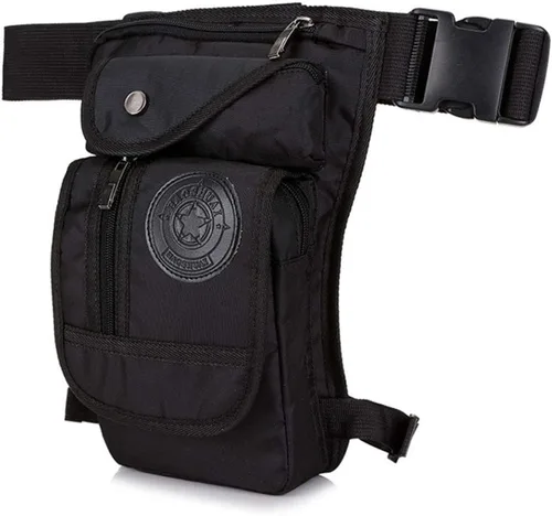 Vista 10 de Riñonera de cintura para hombres y mujeres, 00-negro gris, Casual