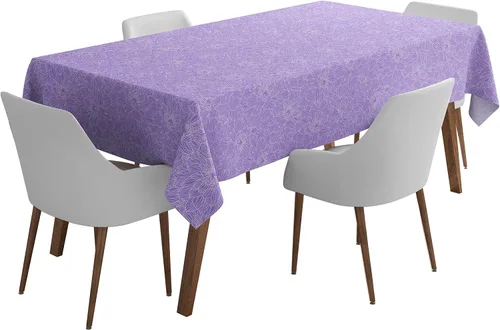 Vista 43 de Mantel cuadrado para interiores y exteriores de 58 x 58 pulgadas, mantel cuadrado impermeable para mesa de patio, manteles de primavera/verano