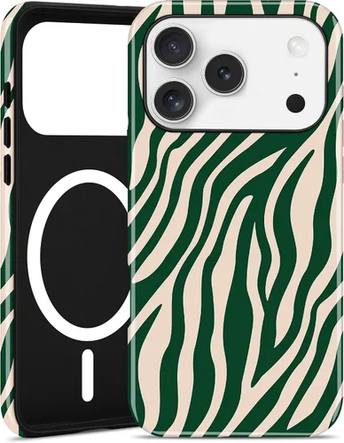 Vista 97 de Jusy Funda magnética Zebra para iPhone XR, color negro