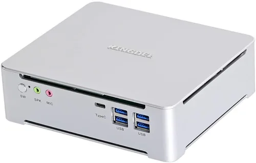 Vista 3 de KINGDEL Mini PC con 8 GB DDR4 RAM 128 GB SSD 8ª generación Core i5 CPU 4 núcleos (hasta 4.00 GHz) Computadora de escritorio 4K Ultra-HD Streaming