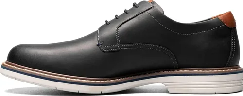 Vista 3 de Florsheim Norwalk Oxford con punta lisa para hombre, Negro Ch