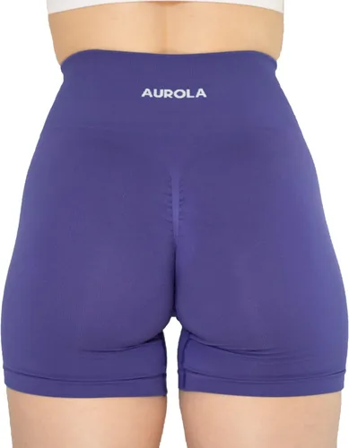 Vista 3 de AUROLA Intensify - Pantalones cortos de entrenamiento para mujer, sin costuras, para gimnasio, yoga, correr, deporte, ejercicio activo, fitness