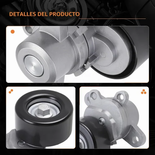 Vista 5 de Tensor automático de correa con polea 39155, para Nissan Altima (3.5L V6 solamente) 2007-2012, para Maxima Murano 2009-2014, para Quest 2011-2012