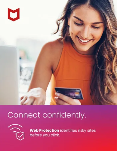 Vista 3 de McAfee Internet Security 2022 10 dispositivos Software antivirus Administrador de contraseñas Windows/Mac/Android/iOS 1 año de suscripción