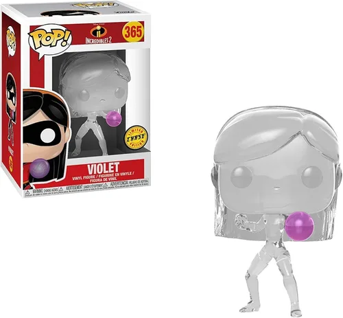 Vista 2 de Funko Pop! Disney: Incredibles 2 - Figura coleccionable violeta (los estilos pueden variar)