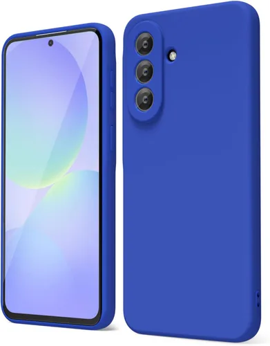 Vista 123 de oakxco Funda para teléfono Samsung Galaxy A12 con agarre de silicona líquida, linda delgada fina suave cubierta de gel de goma TPU lisa para mujeres