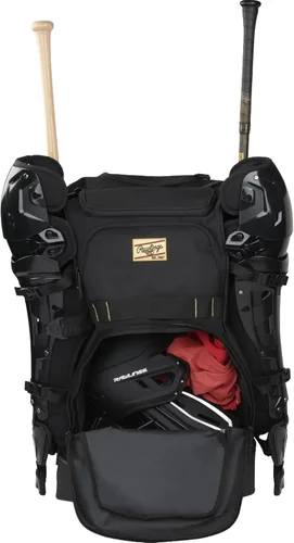 Vista 6 de Rawlings Bolso de equipo con ruedas de la COLECCIÓN ORO Béisbol/Sóftbol Múltiples estilos Negro