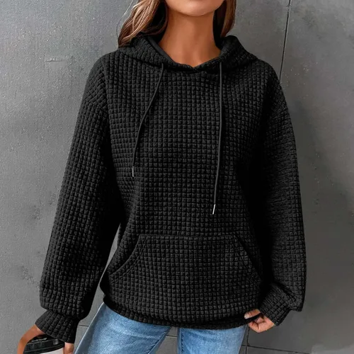 Vista 18 de SHAOBGE Sudaderas con capucha de gran tamaño para mujer, sudaderas con capucha para entrenamiento, suéteres casuales y cómodos trajes de moda