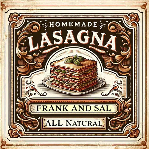Vista 5 de Lasaña casera de 4 quesos de Frank and Sal's - Receta italiana auténtica - Tamaño familiar 8 libras - Comida rica y cremosa