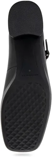Vista 10 de Aerosoles Plataforma elegante para mujer, Cuero negro