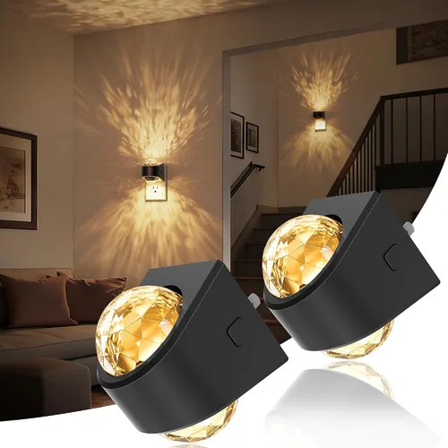 Vista 19 de JandCase - Luces nocturnas enchufables a la pared, proyector de estrellas