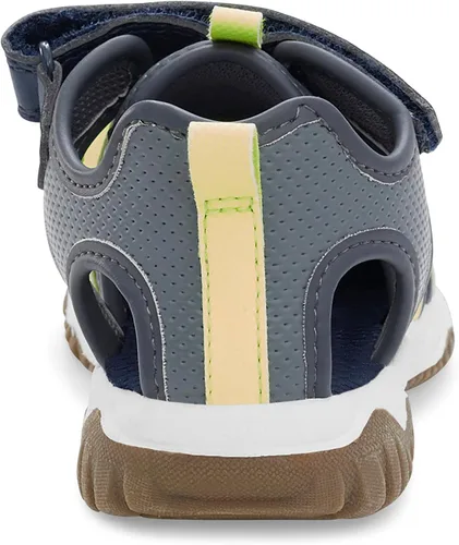 Vista 4 de Carter's Sandalia unisex Metheor2 para niños, Gris