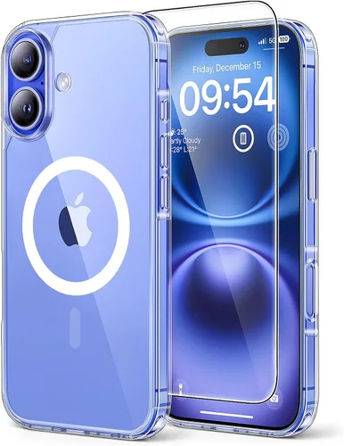 Vista 42 de TAURI Funda para iPhone 17, antiamarilleamiento con protector de pantalla, protección de grado militar, a prueba de golpes, delgada para iPhone 17