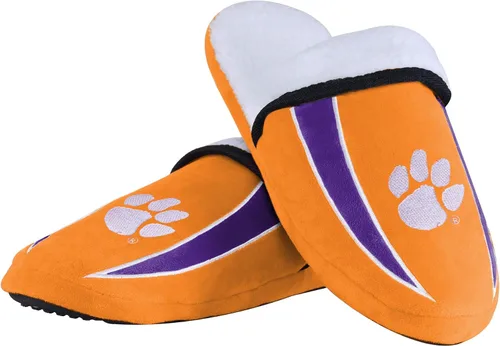 Vista 11 de FOCO mens NCAA College Team Logo Sherpa Moccasin Slippers