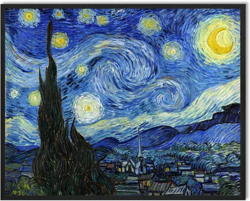 Vista 16 de Van Gogh Arte de Pared en Lienzo: Reproducción de Pintura al Óleo Almendro en Flor Imagen de Flores Decoración de Habitación, Impresiones de Arte