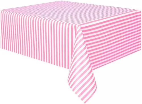 Vista 6 de Vpang - 2 manteles de plástico con estampado a rayas, mantel rectangular grueso, para cocina, picnic, boda, fiesta de cumpleaños, 54 x 108 pulgadas