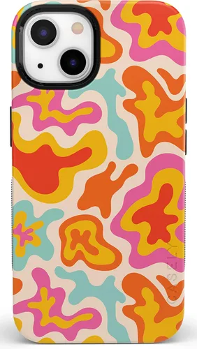 Vista 134 de Casely Funda para iPhone 14 Crayola Outside The Lines Marcador Crayola Compatible con MagSafe Diseño protector audaz