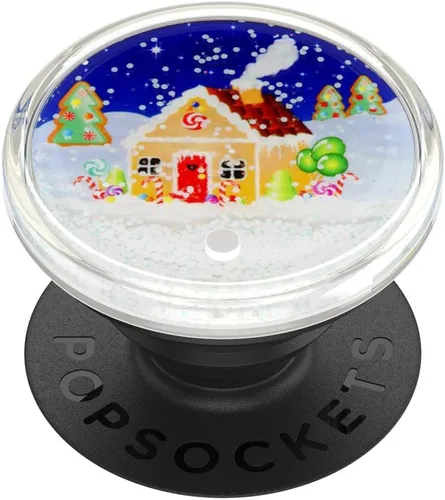 Vista 10 de PopSockets - Agarre para teléfono con soporte expandible, agarre adhesivo - Tidepool Candy Cane Lane