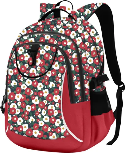 Vista 17 de Mochila escolar estilo Rickyh, mochila de viaje para hombres y mujeres, mochila ligera con compartimento para portátil, Tamaño único