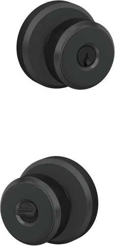 Vista 58 de SCHLAGE Pomo de bloqueo sin giro, latón antiguo (F170 ORB 609) (paquete de 2)