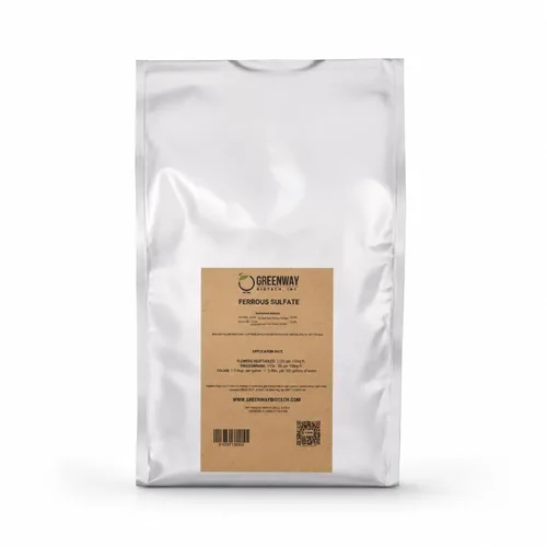 Vista 12 de Greenway Biotech Ferroso Sulfato 20% Fertilizante Fe de Hierro, Soluble en Agua con Azufre para Céspedes, Árboles, Arbustos, Verduras y Plantas