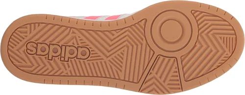 Vista 4 de adidas Hoops 3.0 Mid Tenis de baloncesto para mujer, blancoturbochicle, talla 6.5, BlancoTurboGoma